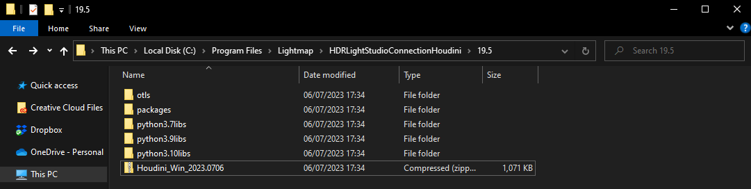 Figure 3: Content of the downloaded file