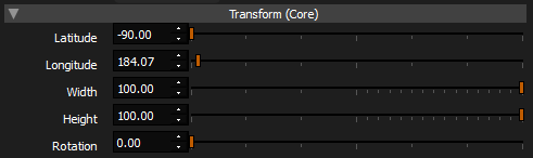 transform settings spherical 2016.11.11