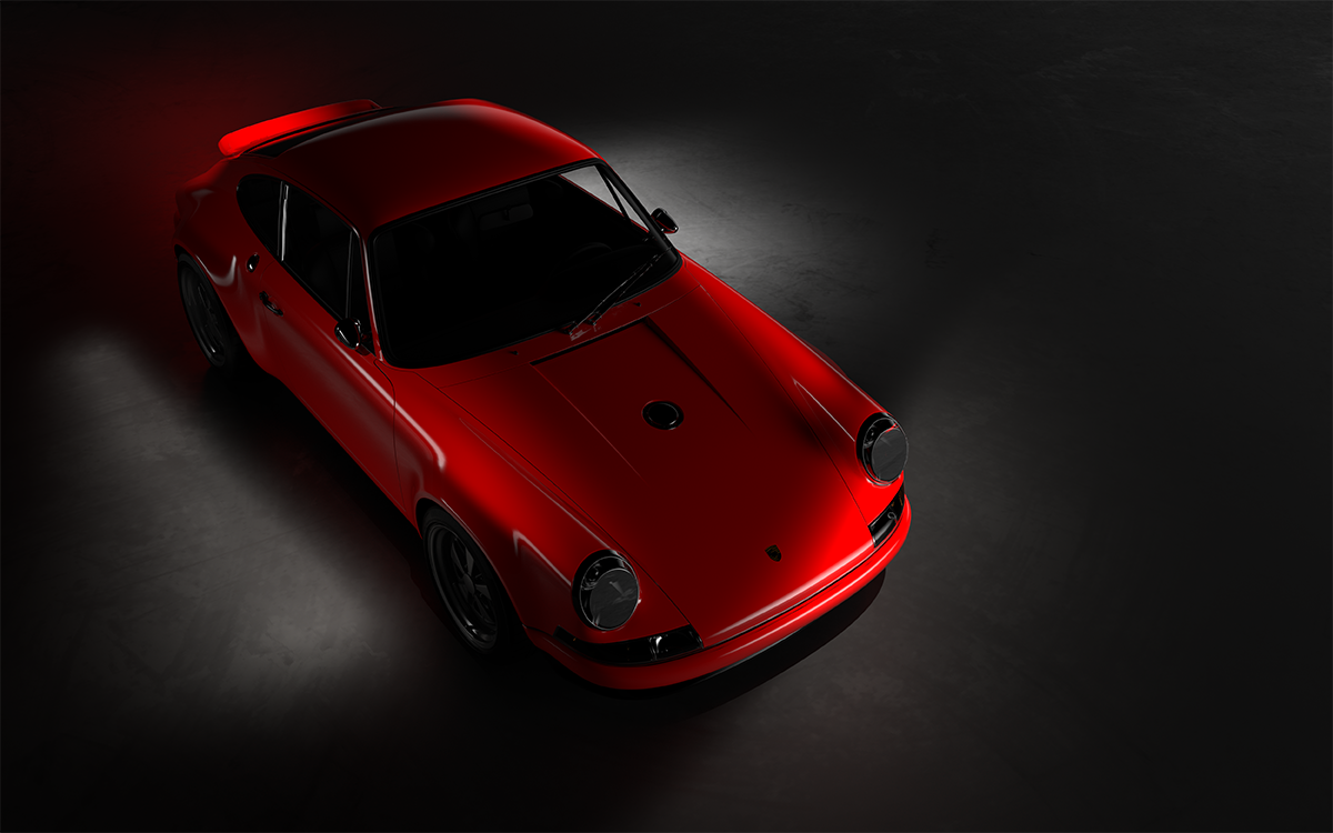 In this car example, five projecting lights with Lumi-Curve were used to create precise, beautiful illumination with total control.