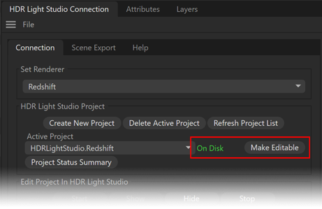 New Make Editable button on Connection Panel New Make Editable button on Connection Panel
