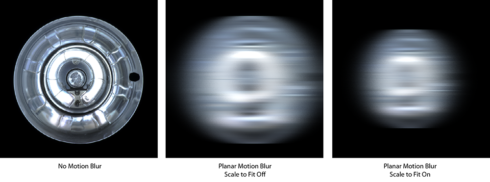 motion blur planar scale to fit