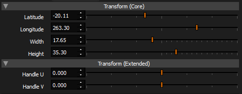 transform settings planar 2016.11