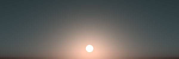 Sunset (Elevation = 5) 